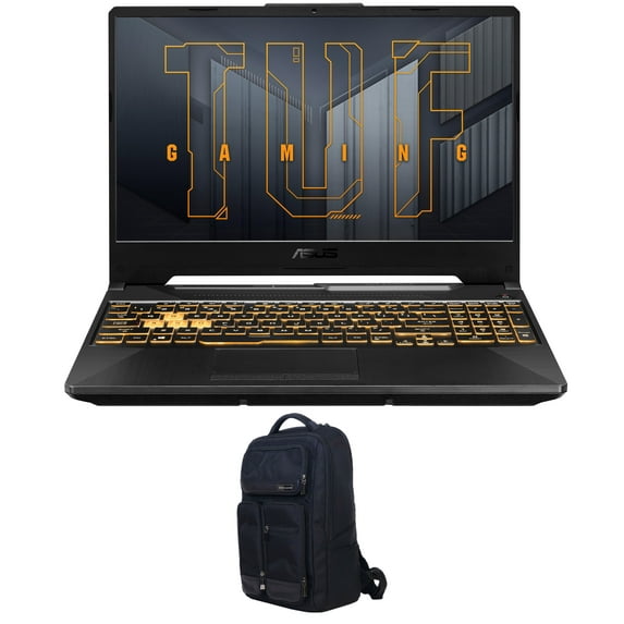 ASUS TUF A15 Gaming/Entertainment Laptop (AMD Ryzen 9 5900HX 8-Core, 15.6in 144Hz Full HD (1920x1080), GeForce RTX 3060, 16GB RAM, 2TB PCIe SSD, Backlit KB, Win 11 Home) with Atlas Backpack