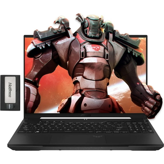 ASUS TUF A16 16" 165Hz FHD Gaming Laptop, AMD Ryzen 7-7735HS, 32GB DDR5, 2TB PCIe SSD, AMD Radeon RX 7700S, Backlit Keyboard, Dolby Atmos, WiFi 6, Off Black, Win 11 Pro, 256GB Docking Station Set