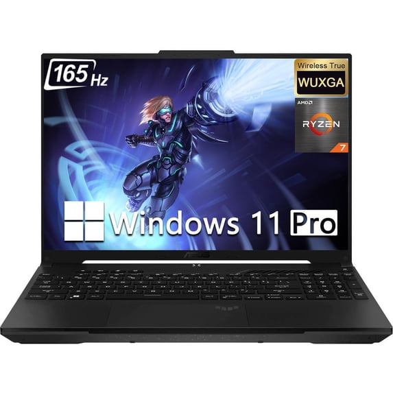 ASUS TUF A16 Gaming Laptop,16" 165Hz FHD AMD Ryzen 7 7735HS(8-core),32GB DDR5 RAM,1TB SSD,Radeon RX 7700S,Windows 11 Pro