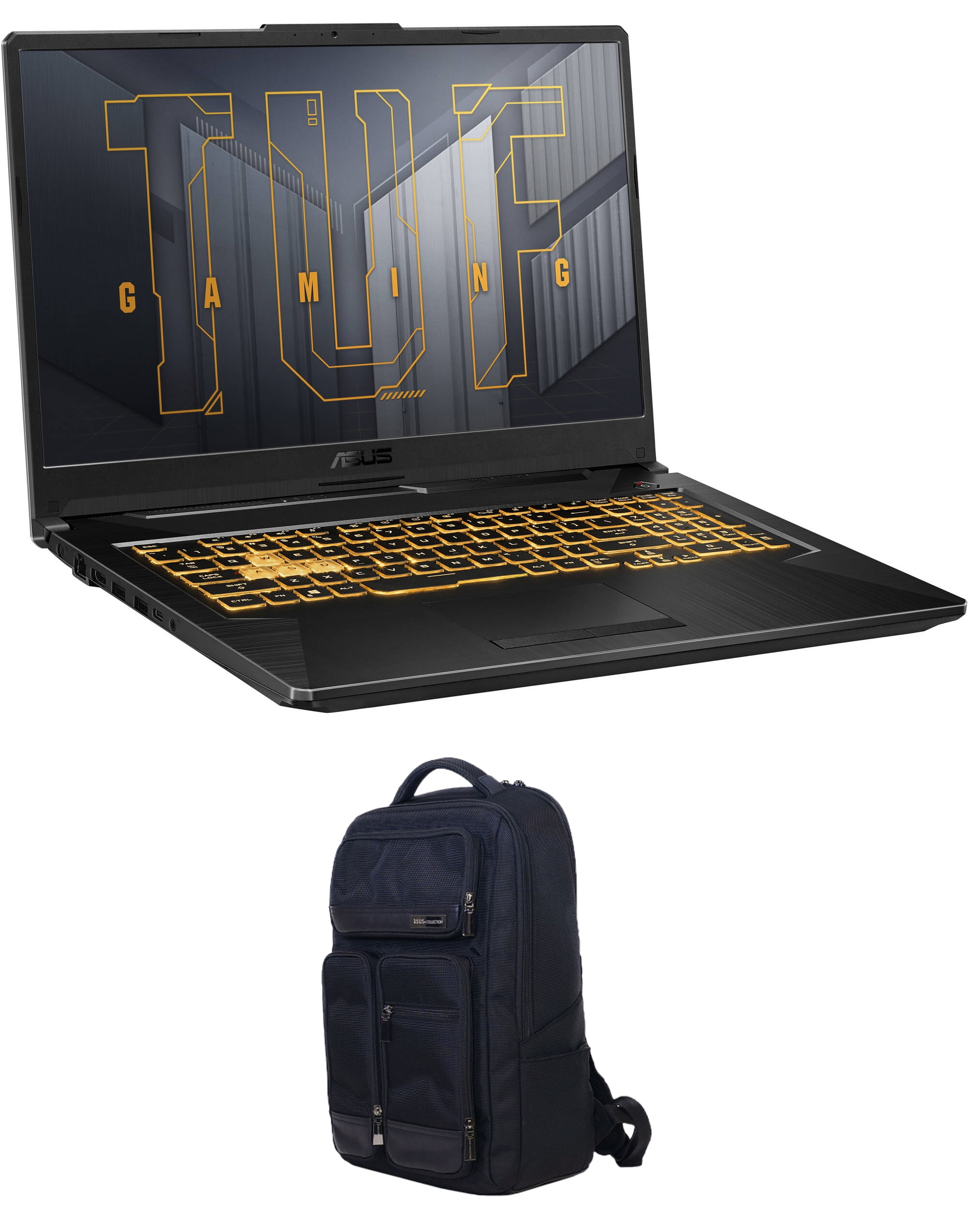 ASUS TUF A17 Gaming/Entertainment Laptop (AMD Ryzen 7 4800H 8-Core, 17.3in  144Hz Full HD (1920x1080), GeForce RTX 3050, 16GB RAM, Win 11 Home) with  Atlas Backpack 