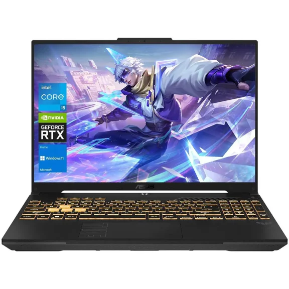 ASUS TUF F16 16" FHD+ 144Hz RTX 4050 Gaming Laptop, Intel Core 5 210H, 32GB RAM, 1TB SSD, Black