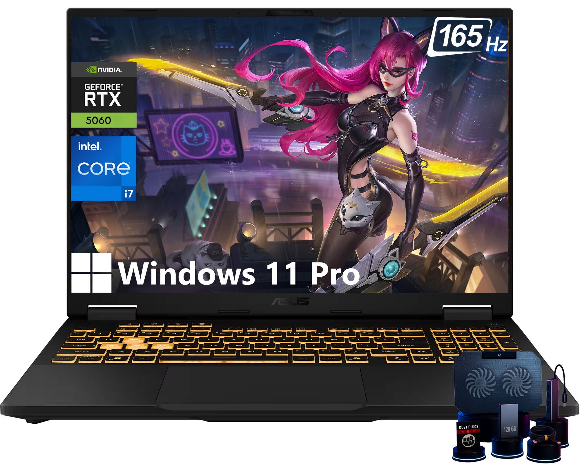 ASUS TUF F16 Gaming Laptop, Intel Core i7-14650HX(16 Cores