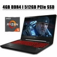 thumbnail image 1 of ASUS TUF FX505 2020 Flagship Gaming Laptop I 15.6" FHD 60Hz Display I AMD Quad-Core Ryzen 5 3550H Processor I 4GB DDR4 512GB PCIe SSD I 4GB RX560 Red Backlit Keyboard 720p Webcam WIFI HDMI Win 10, 1 of 8