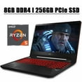 thumbnail image 1 of ASUS TUF FX505 2020 Flagship Gaming Laptop I 15.6" FHD 60Hz Display I AMD Quad-Core Ryzen 5 3550H Processor I 8GB DDR4 256GB PCIe SSD I 4GB RX560 Red Backlit Keyboard 720p Webcam WIFI HDMI Win 10, 1 of 8
