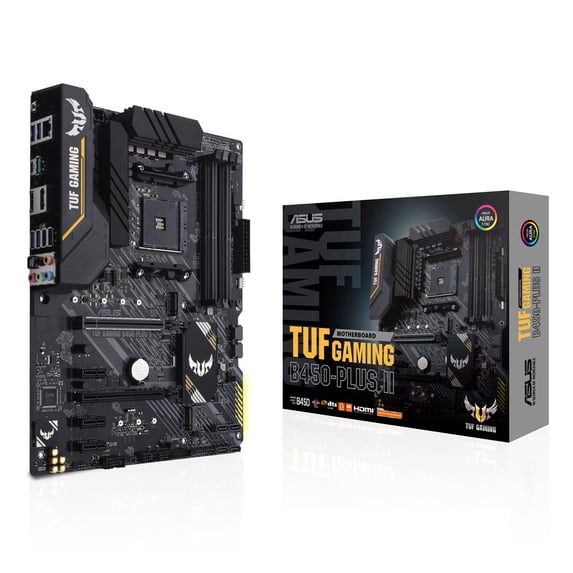 TUF GAMING B450-PLUS II Desktop Motherboard - AMD B450 Chipset - Socket AM4 - ATX