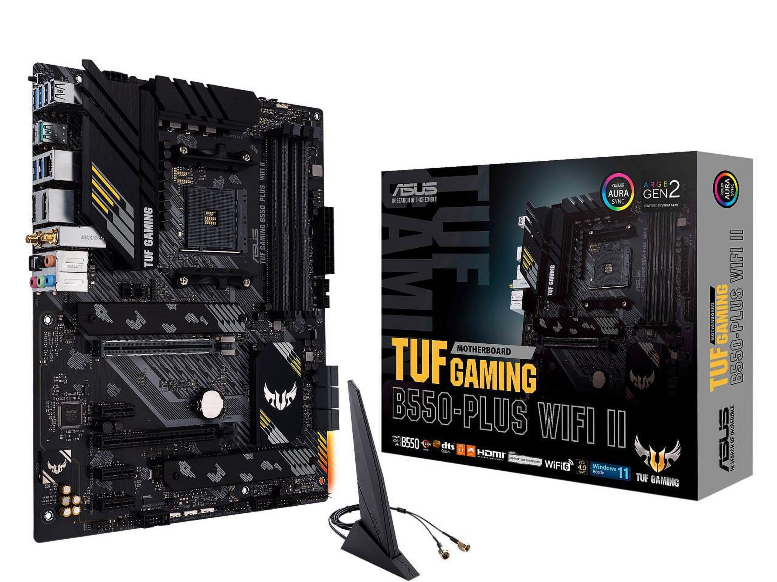 ASUS TUF GAMING B550-PLUS WIFI II AM4 AMD B550 SATA 6Gbs ATX AMD Motherboard