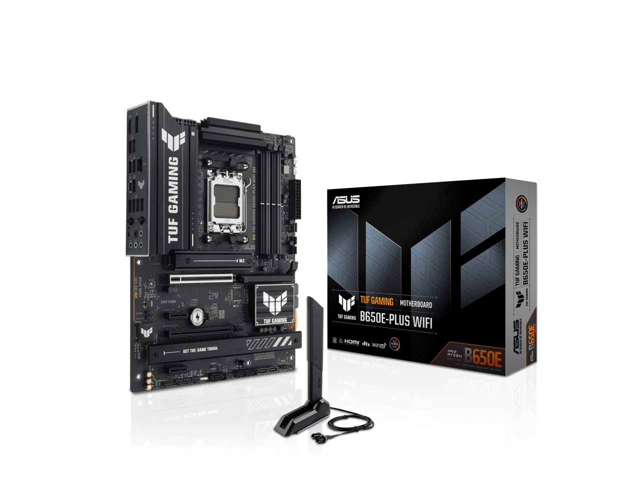 TUF GAMING B650E-PLUS WIFI Gaming Desktop Motherboard - AMD B650 Chipset - Socket AM5 - ATX (tufgamingb650e-pluswifi)