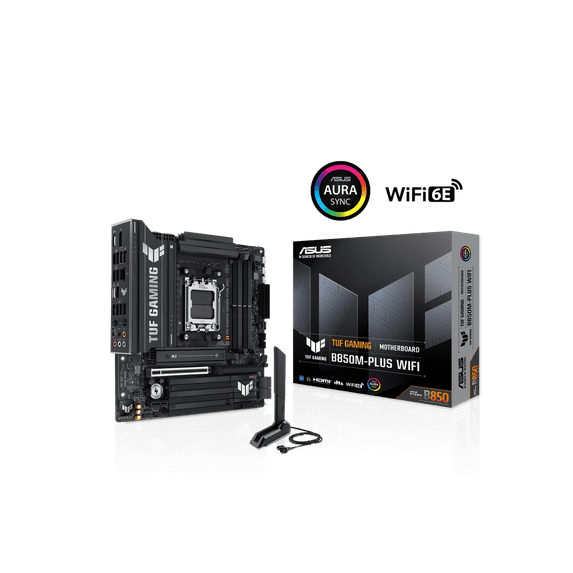 TUF B850M-PLUS WIFI Gaming Desktop Motherboard - AMD B850 Chipset - Socket AM5 - Micro ATX (90mb1iy0-m0aay0)
