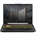 thumbnail image 1 of ASUS TUF Gaming 15 Gaming/Entertainment Laptop (Intel i5-11400H 6-Core, 15.6in 144Hz Full HD (1920x1080), GeForce RTX 3050, 8GB RAM, 1TB PCIe SSD, Backlit KB, Win 11 Home), 1 of 7