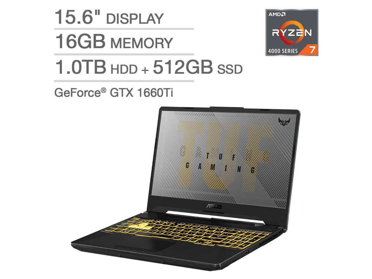 ASUS TUF Gaming A15 Laptop AMD Ryzen GeForce GTX 1660 Ti
