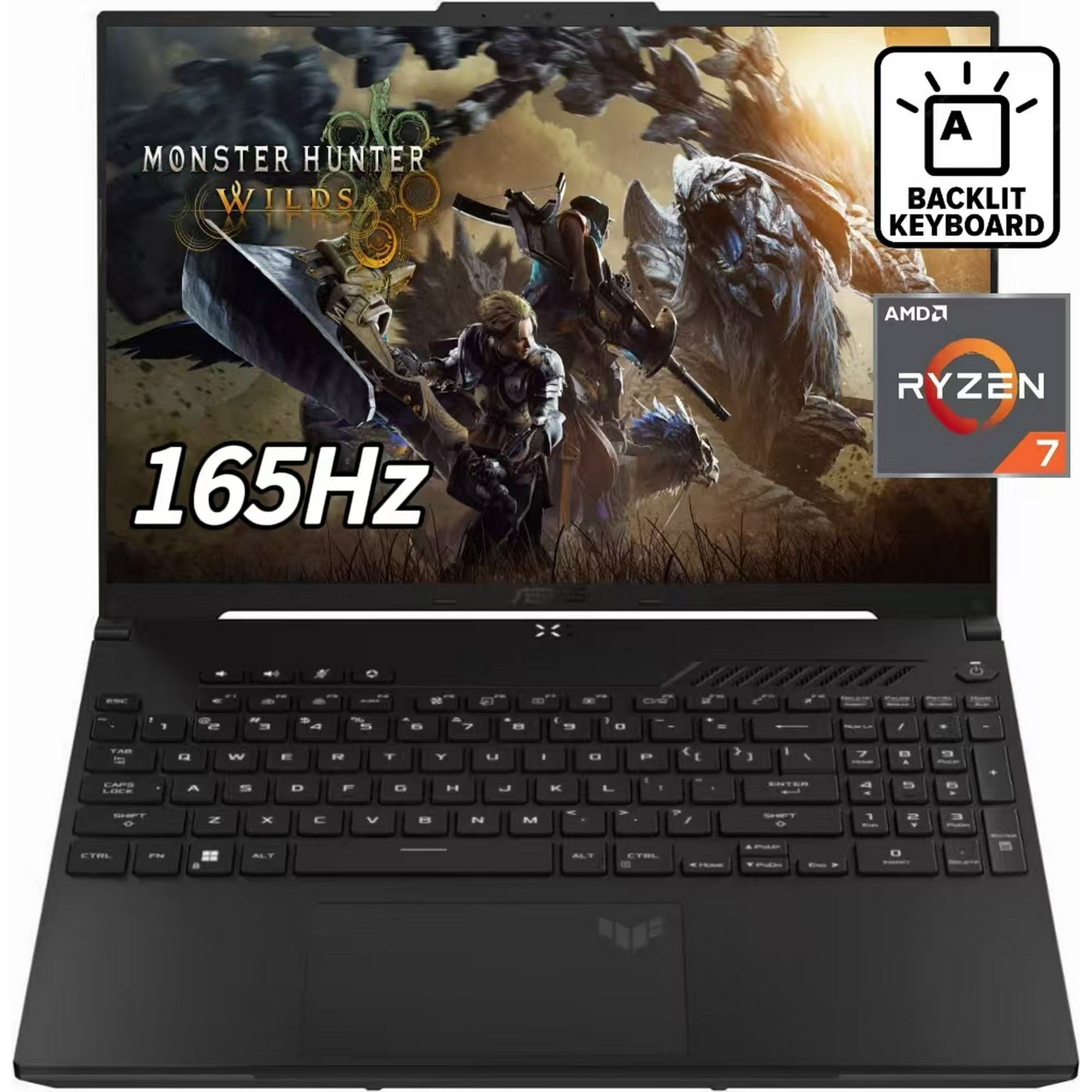 ASUS TUF A16 Gaming Laptop 16" FHD 165Hz, AMD Ryzen 7, 32GB RAM, 1TB SSD, RX 7700S + Dock 128GB E Accessori