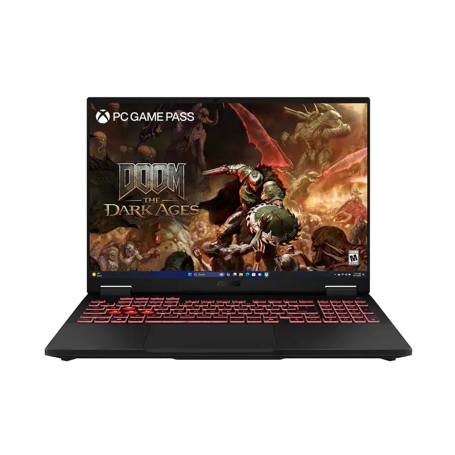 ASUS - TUF Gaming A16 16" FHD+ 165Hz Gaming Laptop - AMD Ryzen 9 - 32GB RAM - NVIDIA GeForce RTX 5070 - 1TB SSD - Jaegar Gray