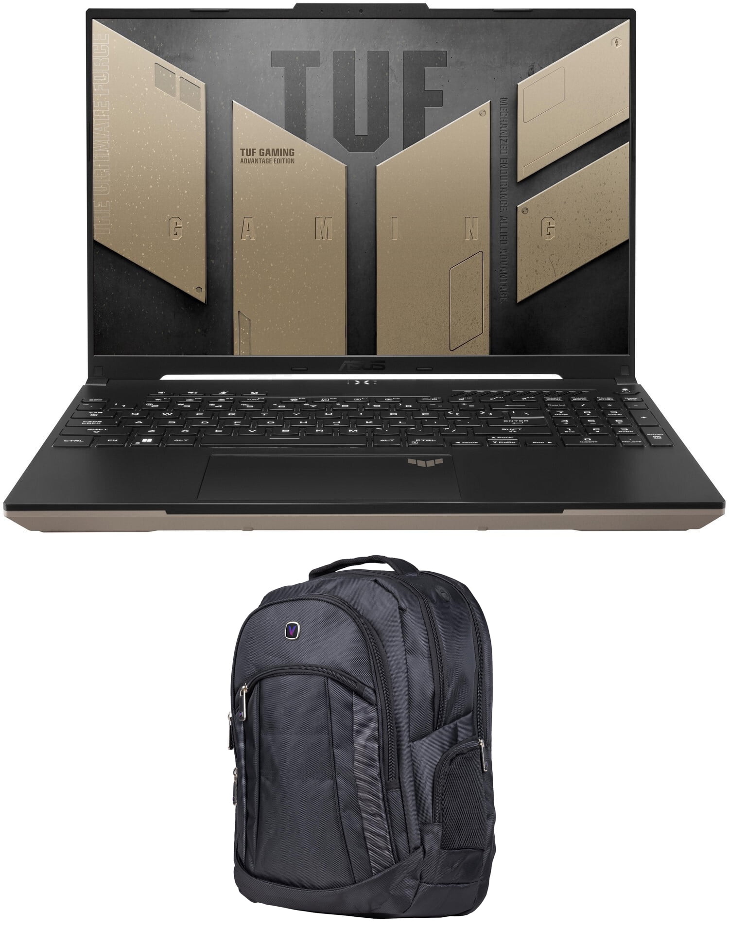 ASUS TUF Gaming A16 Advantage Edition Gaming/Entertainment Laptop (AMD Ryzen 9 7940HS 8-Core, 16.0in 240 Hz Wide QXGA (2560x1600), Radeon RX 7700S, Win 11 Home) with 1680D Backpack