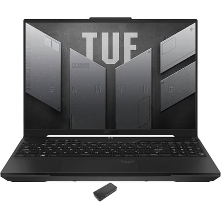 ASUS TUF Gaming A16 Gaming/Entertainment Laptop (AMD Ryzen 7 7735HS 8-Core, 16.0in 165 Hz Wide UXGA (1920x1200), Radeon RX 7700S, 64GB DDR5 4800MHz RAM, Win 10 Pro) with USB-C Dock