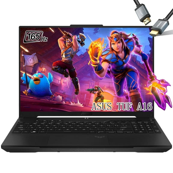 ASUS TUF Gaming A16 Laptop 2023-16" WUXGA Display 165Hz - Backlit Keyboard - AMD Ryzen7 7735HS Beat i7-12650H - AMD Radeon RX7600S Beat RTX3060 - Thunderbolt4 - Wi-Fi 6 (32GB DDR5 RAM |2TB PCIe SSD)