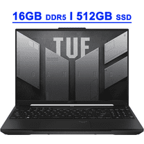 ASUS TUF Gaming A16 Premium Laptop 16" FHD+ 165Hz 7ms 100% sRGB AMD Octa-core Ryzen 7 7735HS 16GB DDR5 512GB SSD Radeon RX 7600S 8GB Graphic Backlit Keyboard SB-C USB4 Fast Charging Win11 Gray