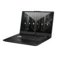 thumbnail image 1 of ASUS TUF Gaming A17 FA706IH-RS53 - AMD Ryzen 5 - 4600H / up to 4 GHz - Windows 10 Home - GF GTX 1650  - 8 GB RAM - 512 GB SSD NVMe - 17.3" 1920 x 1080 (Full HD) @ 144 Hz - Gigabit Ethernet - Wi-Fi 5 - bonfire black, 1 of 11