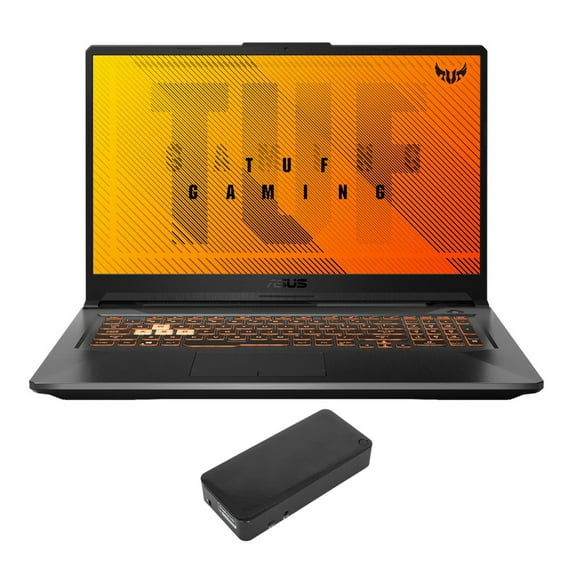 ASUS TUF Gaming A17 Gaming/Entertainment Laptop (AMD Ryzen 5 4600H 6-Core, 17.3in 144 Hz Full HD (1920x1080), GeForce GTX 1650, 16GB RAM, Win 11 Home) with DV4K Dock
