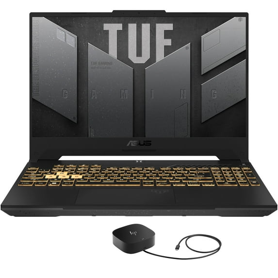 ASUS TUF Gaming F15 Gaming Laptop (Intel i5-13500H 12-Core, 15.6in 144 Hz Full HD (1920x1080), GeForce RTX 4050, 16GB RAM, Win 11 Pro) with G5 Essential Dock
