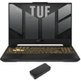 thumbnail image 1 of ASUS TUF Gaming F15 Gaming Laptop (Intel i5-13500H 12-Core, 15.6in 144 Hz Full HD (1920x1080), GeForce RTX 4050, 32GB RAM, 2TB PCIe SSD, Backlit KB, Wifi, Win 10 Pro) with DV4K Dock, 1 of 7