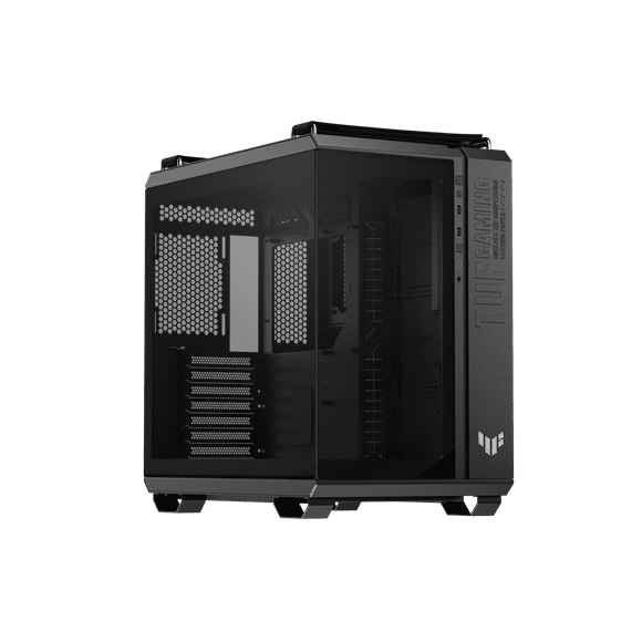 ASUS TUF Gaming GT502 Horizon ATX Mid-Tower Gaming Case (boundless panoramic design, dual-chamber, independent CPU and GPU cooling zones, tool-free side panels, USB 10 Gbps Type-C front panel)