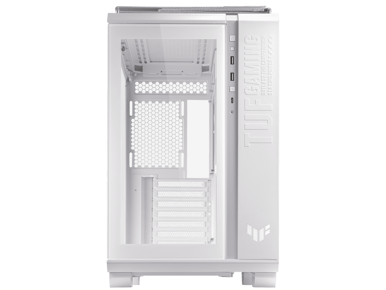 ASUS TUF Gaming GT502 White ATX Mid-Tower Case with RGB