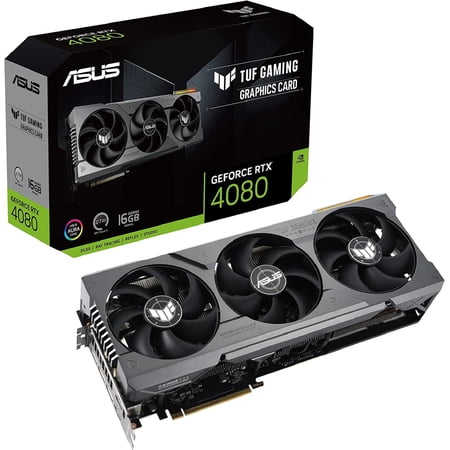 ASUS TUF Gaming GeForce RTX 4080 - Graphics card - GeForce RTX 4080 - 16 GB GDDR6X - PCIe 4.0 - 2 x HDMI, 3 x DisplayPort