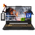 thumbnail image 1 of ASUS TUF Gaming Laptop, 15.6" 144Hz FHD IPS Laptop, Intel i7-13620H, NVIDIA GeForce RTX 4070 GDDR6 8GB, 64GB DDR5, 4TB SSD, G-Sync, Win 11 Home, Mecha Grey, 128GB Docking Station Set, 1 of 9