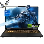 ASUS TUF Gaming Laptop i7-14650HX Beat AMD Ryzen 9 8945H - RTX 5060 - 15.6 FHD IPS Display - 64GB RAM -2TB PCIe SSD - RGB Backlit Keyboard - Windows 11 - G-SYNC - 2025 Gamer PC - Thunderbolt 4