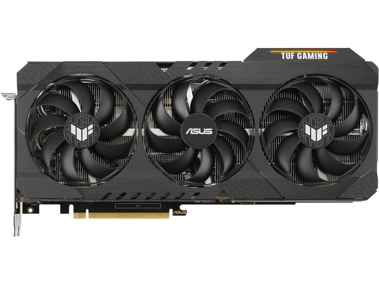 ASUS TUF Gaming NVIDIA GeForce RTX 3070 Ti OC Edition Graphics Card (PCIe 4.0, 8GB GDDR6X, HDMI 2.1, DisplayPort 1.4a, Dual Ball Fan Bearings, Military-Grade Certification, GPU Tweak II)