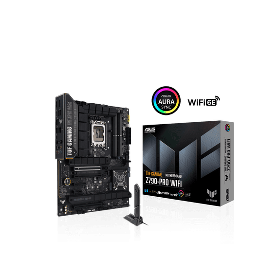 ASUS TUF Gaming Z790-PRO WiFi 6E LGA 1700(Intel 14th, 13th&12th Gen) ATX gaming motherboard( DDR5,PCIe Gen 5 x 16 SafeSlot with Q-Release,Front Panel USB 20Gbps Type-C with PD