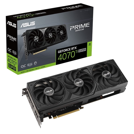 ASUS The SFF-Ready Prime GeForce RTX™ 4070 Ti Super OC Edition 16GB GDDR6X Graphics Card