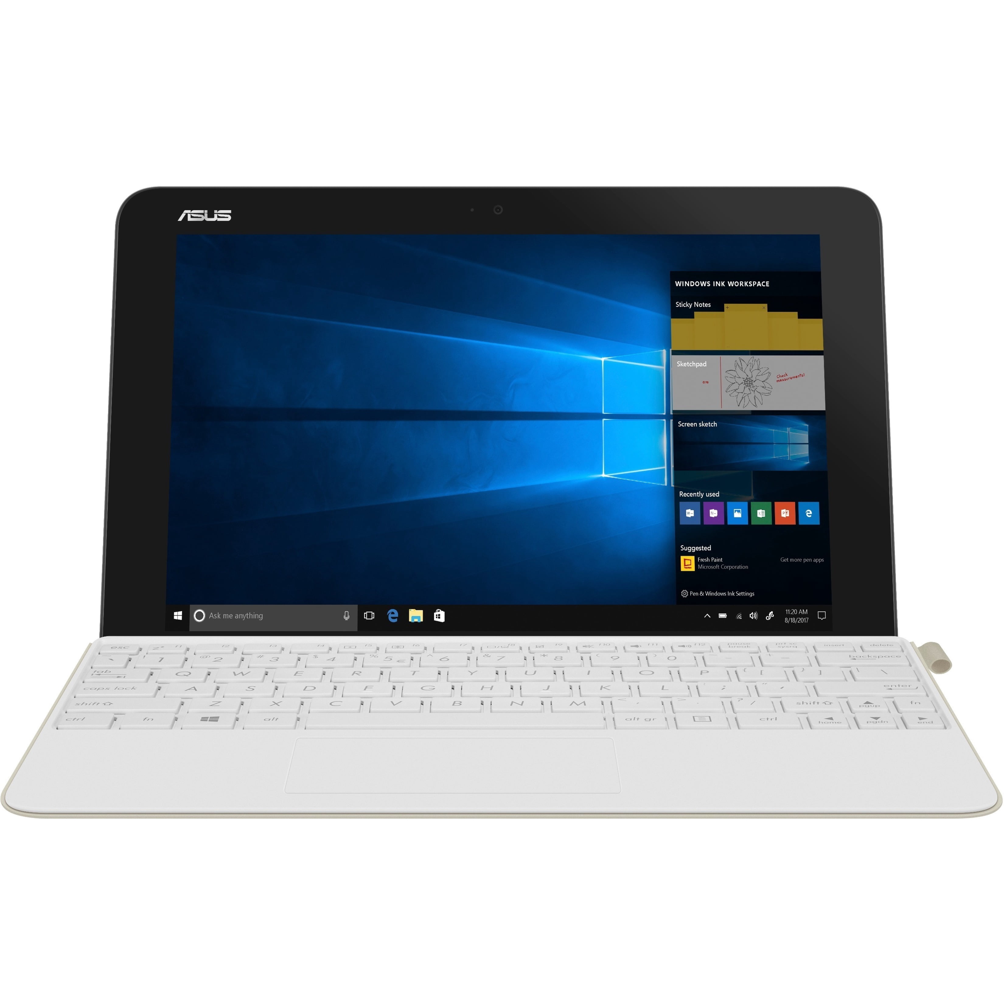 Asus Transformer Mini 10.1" Touchscreen 2-in-1 Laptop, Intel Atom x5 x5-Z8350, 4GB RAM, 128GB SSD, Windows 10, Slate Gray, T103HA-D4-GR