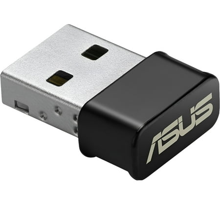 ASUS - Dual-Band AC1200 USB Network Adapter - Black