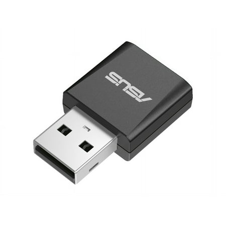ASUS - USB-BE92 Nano Tri-Band Wi-Fi 7 USB Network Adapter - Black