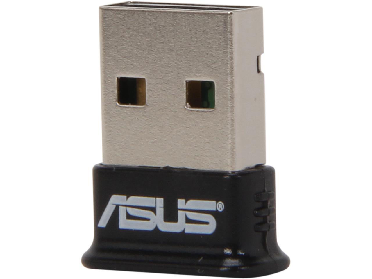 ASUS USB-BT400 USB Adapter w/ Bluetooth Dongle Receiver, Laptop & PC Support, Windows 10 Plug and Play /8/7/XP, Printers, Phones, Headsets, Speakers, Keyboards, Controllers - image 1 of 6