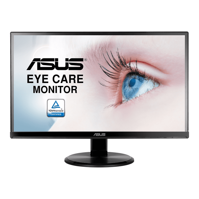 ASUS 22" (Actual size 21.5") Full HD 1920 x 1080 75Hz VGA HDMI Asus Eye Care with Ultra Low-Blue Light & Flicker-Free Technology Built-in Speakers WideScreen LED IPS Monitor