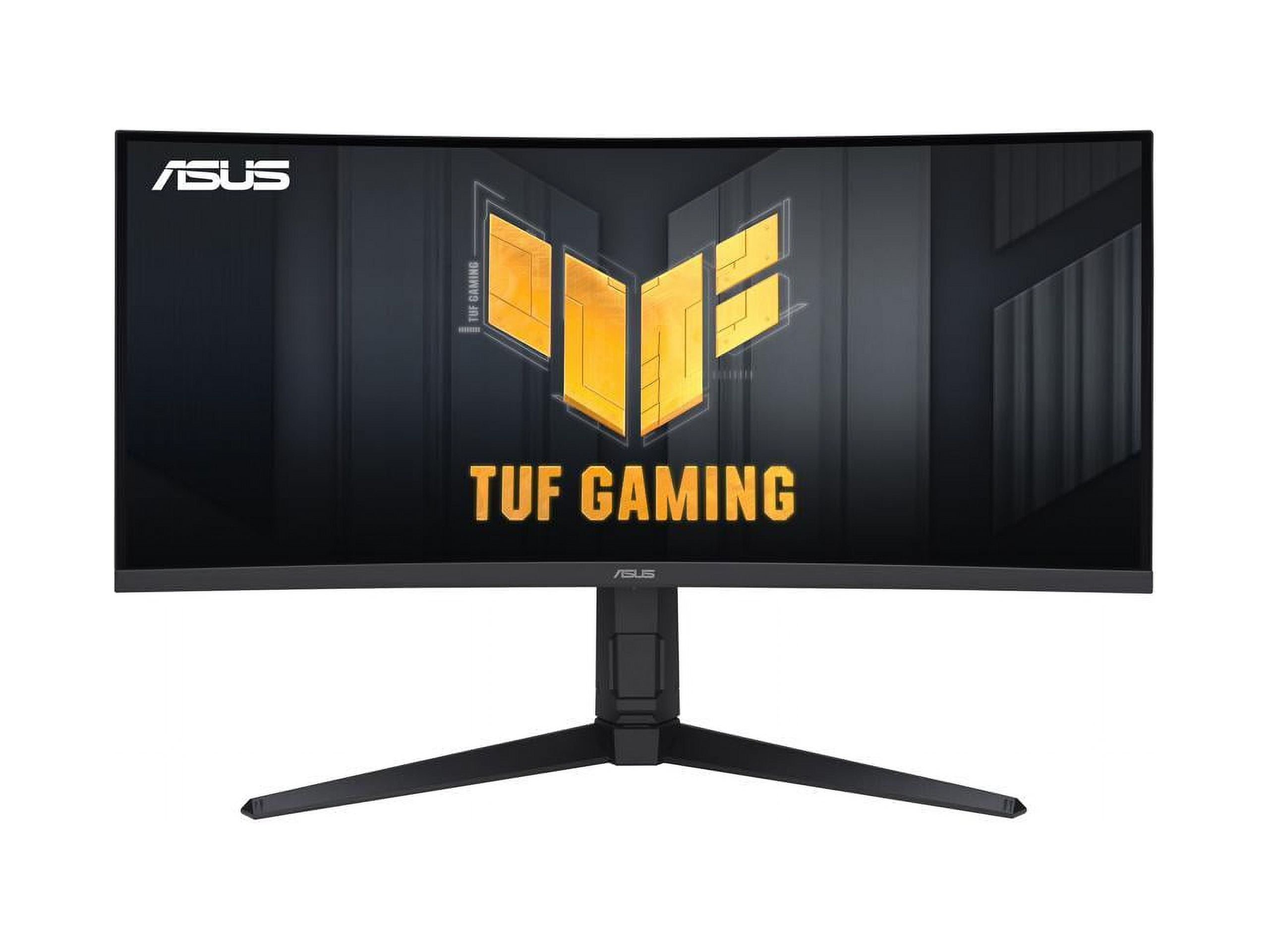ASUS VG34VQEL1A TUF Gaming 34” Ultra-wide Curved HDR Monitor- 21:9, UWQHD (3440 x 1440), 100Hz, Extreme Low Motion Blur, FreeSync, 1ms, DisplayPort, HDMI, USB, Tripod socket, Height Adjustable