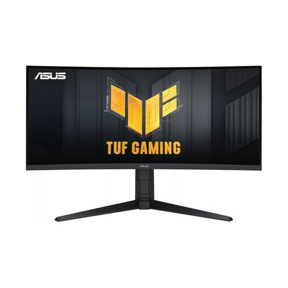 ASUS VG34VQEL1A TUF Gaming 34” Ultra-wide Curved HDR Monitor- 21:9, UWQHD (3440 x 1440), 100Hz, Extreme Low Motion Blur, FreeSync, 1ms, DisplayPort, HDMI, USB, Tripod socket, Height Adjustable