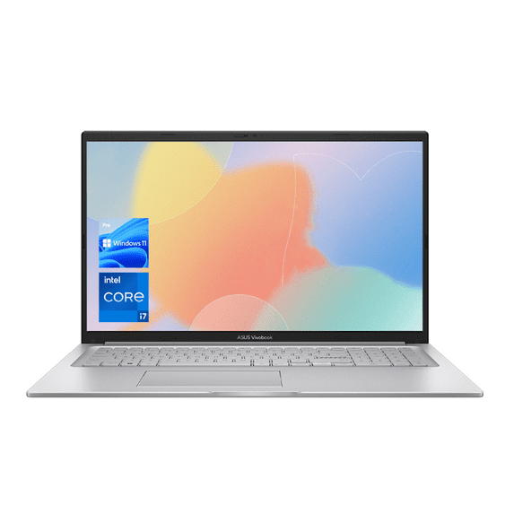 ASUS Vivbook F1704 17.3" FHD Pro Business Laptop, Intel i7-1355U, 16GB RAM, 1TB SSD, Silver