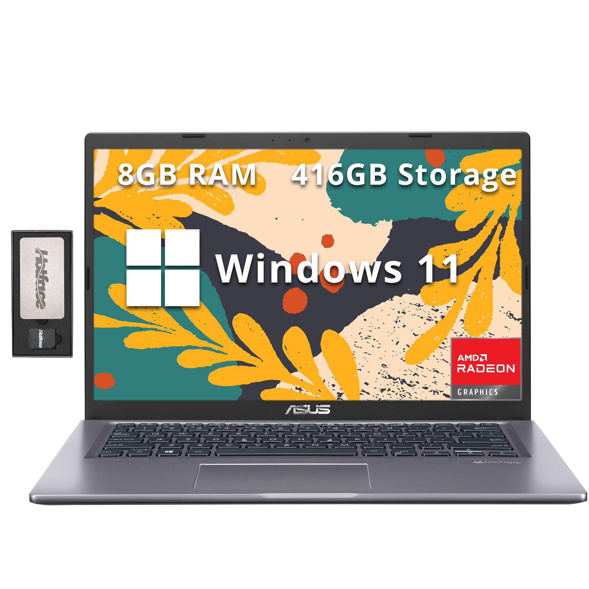 ASUS VivoBook 14" FHD Business Laptop, AMD Athlon Gold 3150U, 8GB RAM ...