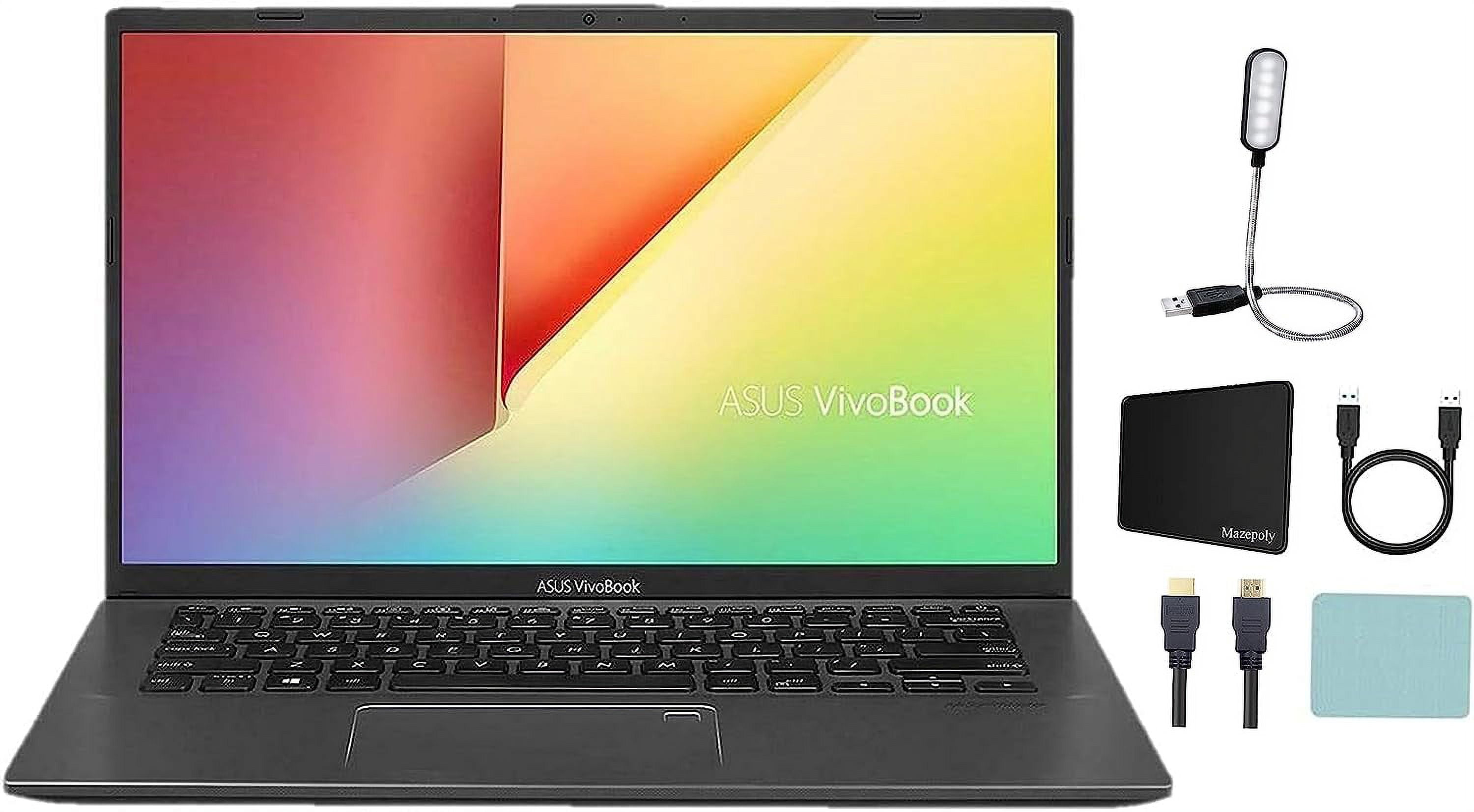 ASUS VivoBook 14-inch FHD 1080p Laptop PC, AMD Ryzen 7 3700U, 12GB DDR4, 512GB PCIe SSD, Fingerprint Reader, Backlit Keyboard, AMD Radeon RX Vega 10 Graphics, Windows 10 Home