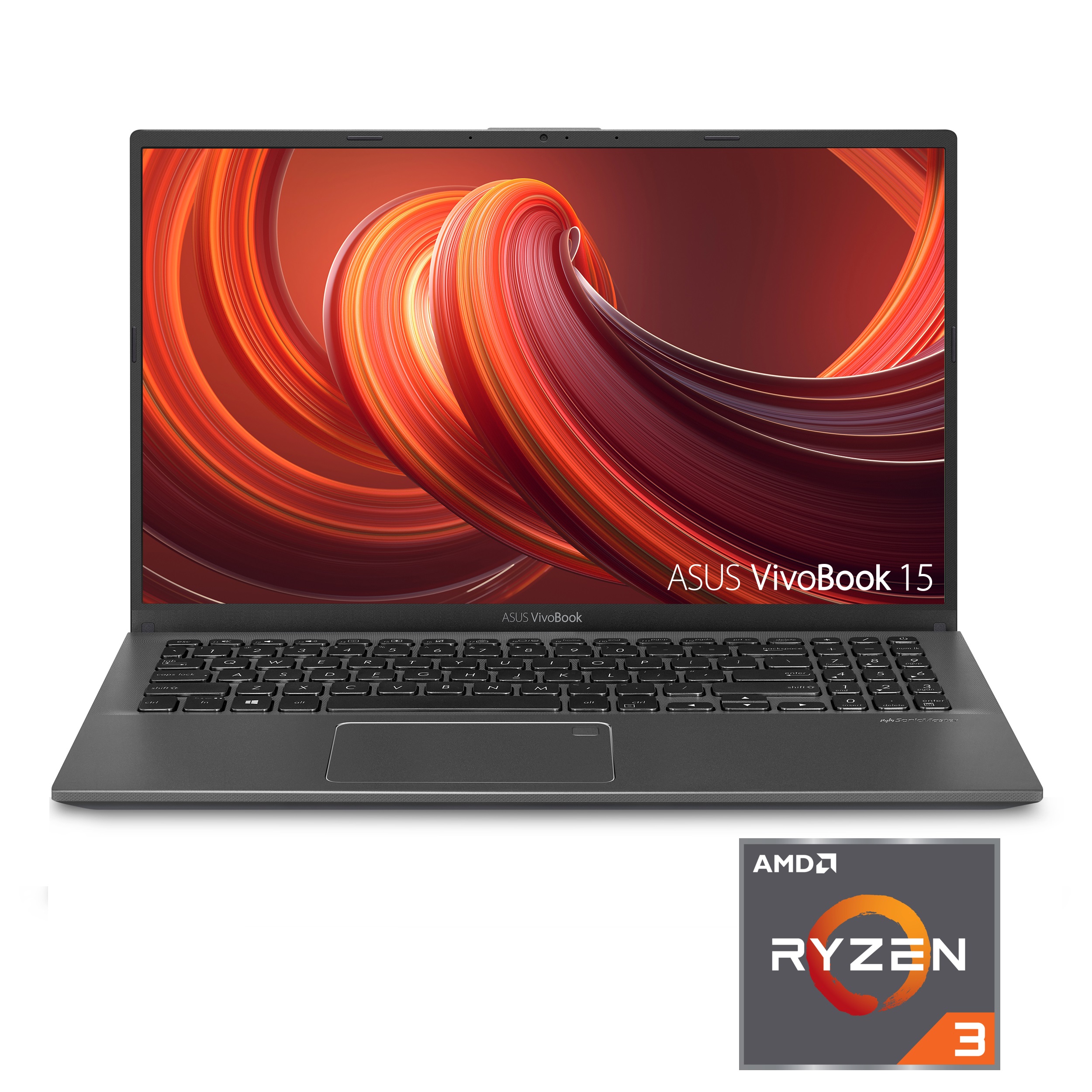 ASUS VivoBook 15.6" FHD Display, AMD Ryzen 3 3200U, 4GB DDR4, 128GB SSD, Windows 10 Home in S mode, Slate Gray, F512DA-WH31 Laptop - image 1 of 5