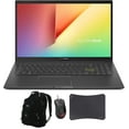 thumbnail image 1 of ASUS VivoBook 15 Home and Business Laptop (Intel i7-1165G7 4-Core, 16GB RAM, 512GB PCIe SSD + 2TB  HDD, 15.6" Full HD (1920x1080), Win 10 Home) with ME2 Backpack , Harrier GT300 , GM50 Pad, 1 of 6