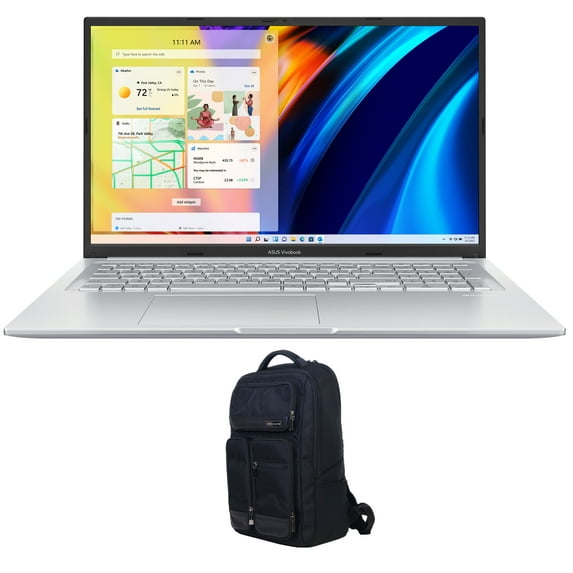 ASUS VivoBook 17X Home/Business Laptop (AMD Ryzen 7 5800H 8-Core, 17.3in 60Hz Full HD (1920x1080), AMD Radeon, 16GB RAM, 4TB PCIe SSD, Backlit KB, Wifi, USB 3.2, Win 11 Pro) with Atlas Backpack