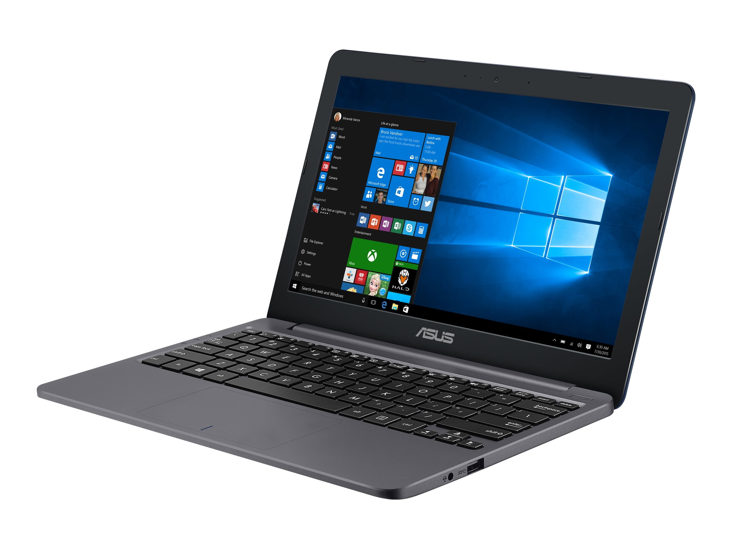 ASUS VivoBook E12 E203MA YS03 - Celeron N4000 / 1.1 GHz - Windows 10 in S mode - 4 GB RAM - 64 GB eMMC - 11.6" 1366 x 768 (HD) - UHD Graphics 600 - 802.11ac, Bluetooth - star gray