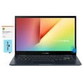 thumbnail image 1 of ASUS VivoBook Flip 14 Home & Business 2-in-1 Laptop (AMD Ryzen 5 5500U 6-Core, 14.0" 60Hz Touch Full HD (1920x1080), AMD Radeon, 12GB RAM, Win 11 Home) with Microsoft 365 Personal , Hub, 1 of 7