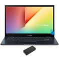 thumbnail image 1 of ASUS VivoBook Flip 14 Home/Business 2-in-1 Laptop (AMD Ryzen 5 5500U 6-Core, 14.0in 60 Hz Touch Full HD (1920x1080), AMD Radeon, 36GB RAM, Win 11 Pro) with DV4K Dock, 1 of 7