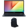 thumbnail image 1 of ASUS VivoBook Flip 14 Home/Business 2-in-1 Laptop (AMD Ryzen 5 5500U 6-Core, 14.0in 60Hz Touch Full HD (1920x1080), AMD Radeon, 8GB RAM, Win 11 Home) with Atlas Backpack, 1 of 7