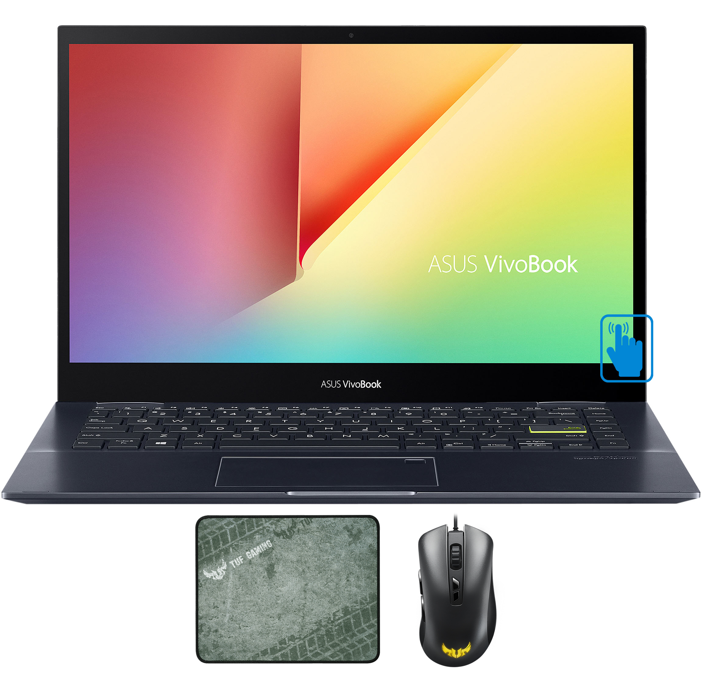 ASUS VivoBook Flip 14 Home/Business 2-in-1 Laptop (AMD Ryzen 5 5500U 6 ...